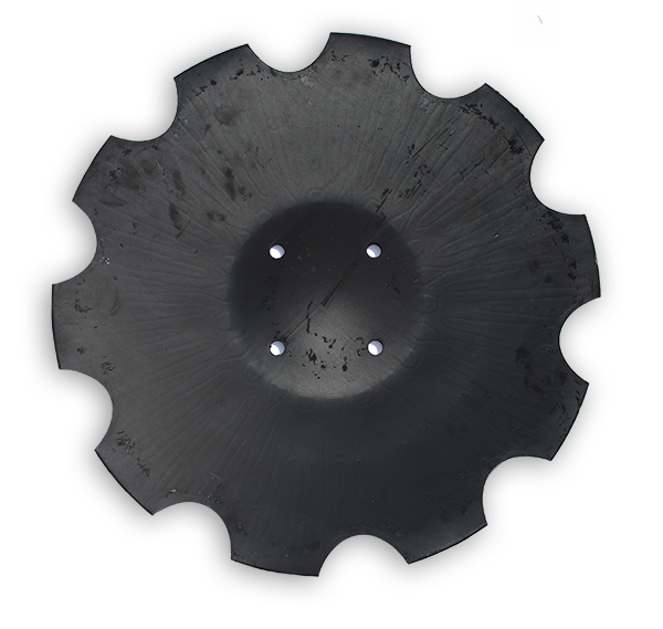 Зубчастий диск з увігненням